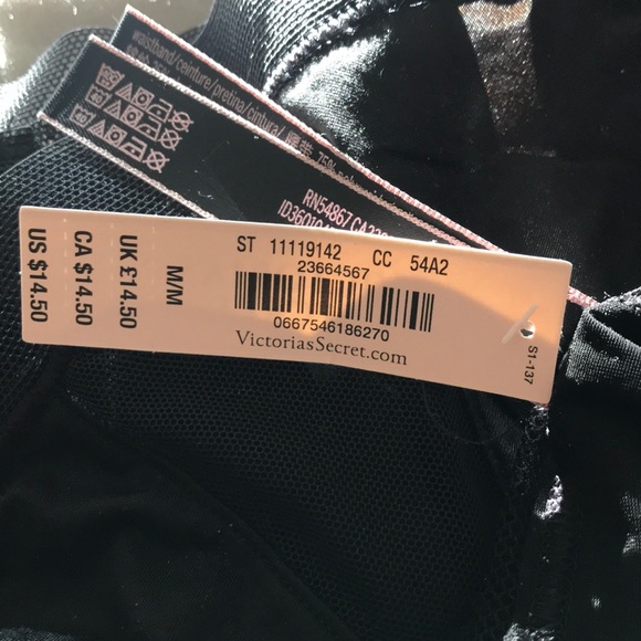 New VS BODY BY VICTORIA Mesh Hiphugger Panty Black - Picture 4 of 5